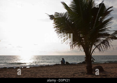 Sunset At Kerala Beach,india Stock Photo - Alamy