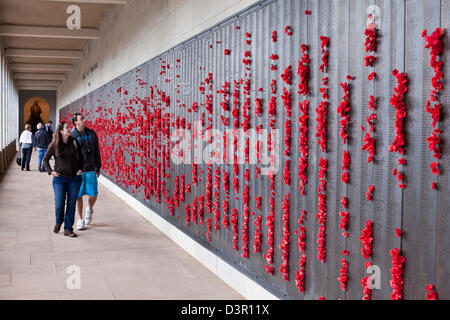 Roll of Honour at the Australian War Memorial.  Canberra, Australian Capital Territory, Australia Stock Photo