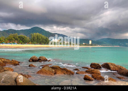 Karon beach, Phuket island - Thailand Stock Photo