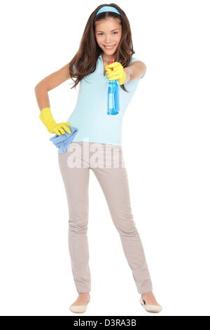 A window cleaner wipes soapy glass of a clothing retailer, on Pont de  Marchands, on 23rd May, 2017, in Narbonne, Languedoc-Rousillon, south of  France Stock Photo - Alamy