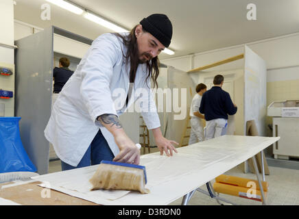 Berlin, Germany, training in the premises of the Chamber of Crafts Stock Photo