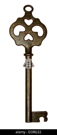brass key Stock Photo