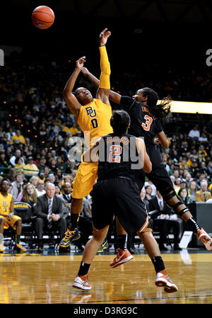 Texas Guard Nneka Enemkpali (3) During An NCAA Women's College ...