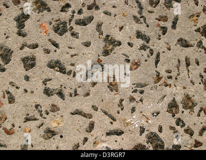 Grunge wall decorate by stone Stock Photo