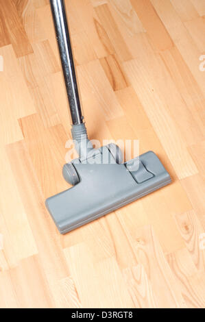 vacum cleaner on desk Stock Photo