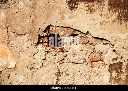 Cracked concrete grunge cement background Stock Photo