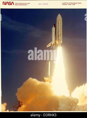 This glossy photo highlights the NASA Space Shuttle program, which ran ...
