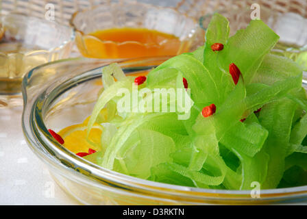 food in china--balsam pear salad Stock Photo