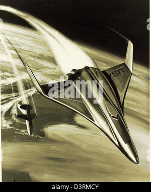 This glossy photo from NASA documents the planning phase of the Space ...