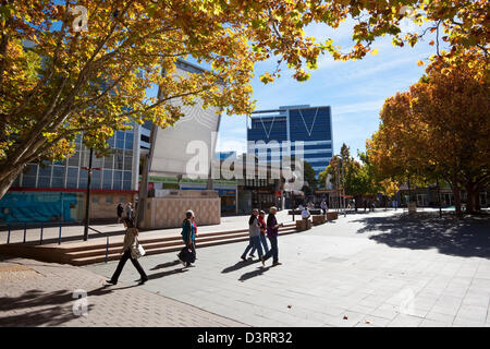 Garema Place in the district of Civic. Canberra, Australian Capital Territory (ACT), Australia Stock Photo