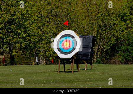 Archery target Stock Photo