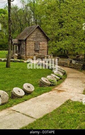 McHargue’s Mill, Mountain Life Museum, Levi Jackson Wilderness Road State Park, London, Kentucky, USA Stock Photo