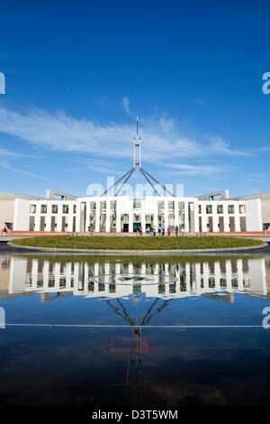 Parliament House at Capital Hill. Canberra, Australian Capital Territory (ACT), Australia Stock Photo