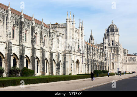 Lisbon, Portugal. The Hieronymites Monastery or El Monasterio de los Jerónimos de Santa María de Belém. Stock Photo