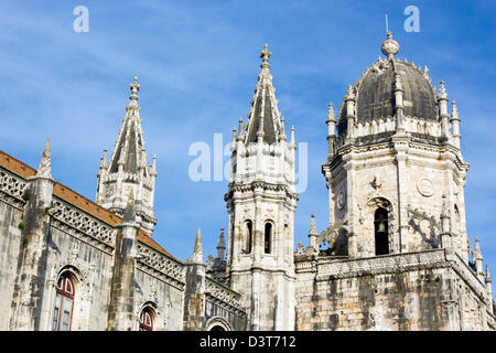 Lisbon, Portugal. The Hieronymites Monastery or El Monasterio de los Jerónimos de Santa María de Belém. Stock Photo