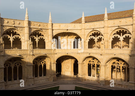 Lisbon, Portugal. The Hieronymites Monastery or El Monasterio de los Jerónimos de Santa María de Belém. Stock Photo