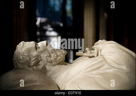 Detail of one of the Dukes of Norfolk's Tombs in Fitzalan Chapel, Arundel Castle, West Sussex, UK Stock Photo