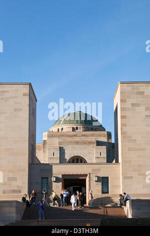 Entrance to the Australian War Memorial. Canberra, Australian Capital Territory (ACT), Australia Stock Photo