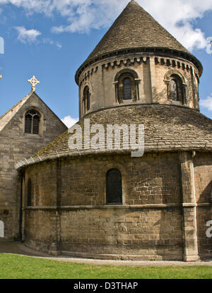 Grade 1 listed 12th-century medieval Round Church of Holy Sepulchre Cambridge Cambridgeshire England Europe Stock Photo