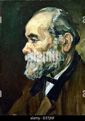 Vincent van Gogh, Portrait of an old man 1885 Oil on canvas. Van Gogh Museum, Amsterdam, Netherlands. Stock Photo