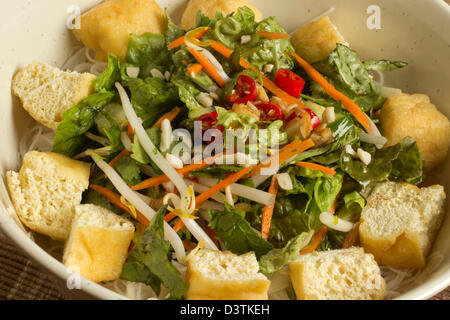 Bún Chay, the Vietnamese Noodle Salad Stock Photo