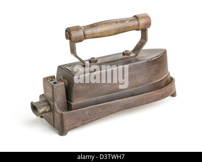 antique electric iron Stock Photo