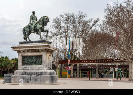 Statue in parc de la ciutadella at zoo entrance,Barcelona Stock Photo