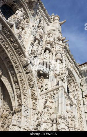 Lisbon, Portugal. The Hieronymites Monastery or El Monasterio de los Jerónimos de Santa María de Belém. Stock Photo