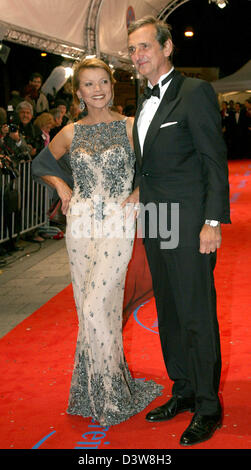 Actress Uschi Glas and husband Dieter Hermann are pictured at the 34th German Film Ball 2007 in Munich, Germany, Saturday 20 January 2007. Photo: Ursula Dueren Stock Photo