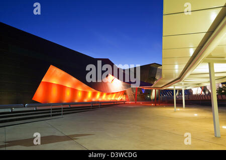 Architecture of the entrance to National Museum of Australia. Canberra, Australian Capital Territory (ACT), Australia