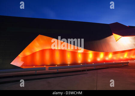 Architecture of entrance to National Museum of Australia. Canberra, Australian Capital Territory (ACT), Australia