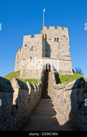 Arundel Castle Keep - Arundel, West Sussex, England, UK Stock Photo