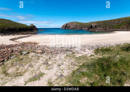 Bàgh Dhail Beag on the west coast of the Isle of Lewis in the Outer Hebrides. Stock Photo