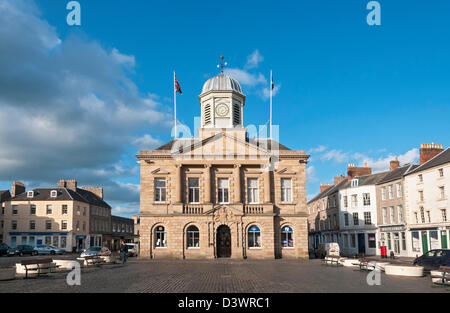 Scotland, Scottish Borders, Kelso, The Square, 19C Town Hall Stock Photo