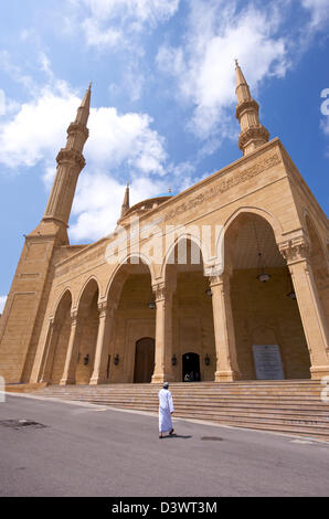 Mohammad al-Amin Mosque in Beruit Lebanon Stock Photo