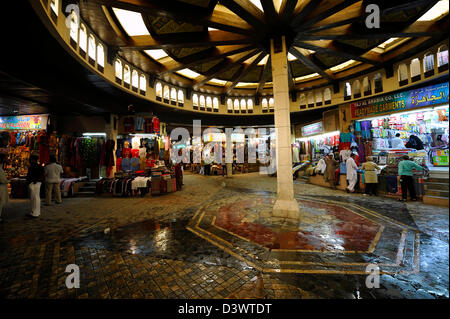 Muttrah Souq in the Muscat, Oman, oldest marketplace in the region Stock Photo