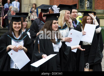 Graduation day, University of Birmingham, Birmingham, England, UK Stock Photo