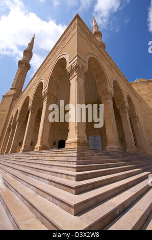 Mohammad al-Amin Mosque in Beruit Lebanon Stock Photo