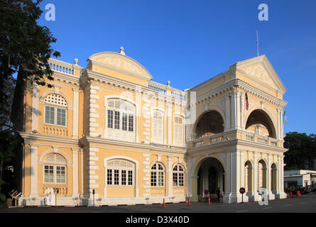 Malaysia, Penang, Georgetown, Town Hall, historic colonial architecture, Stock Photo