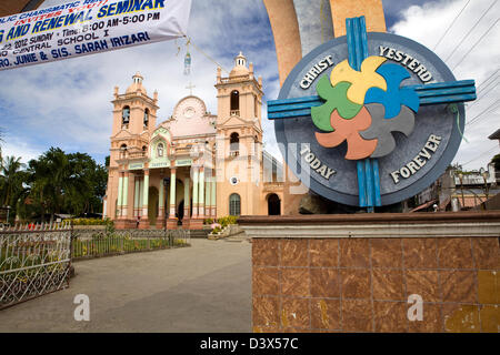 Catholic Archdiocesan Shrine Of San Vicente Ferrer in Bogo City, Cebu Island, Philippines. Stock Photo