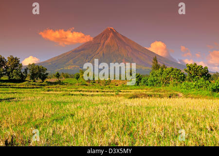 Mount Mayan volcano in the Philippine Islands. Stock Photo