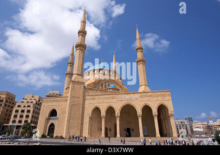 Mohammad al-Amin Mosque in Beruit Lebanon Stock Photo