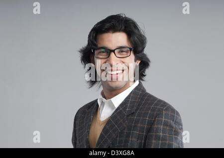 Portrait of a businessman smiling Stock Photo