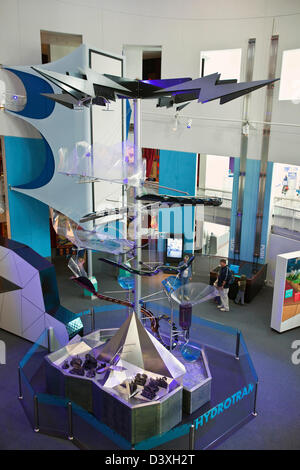 H2O interactive exhibit at Questacon. Canberra, Australian Capital Territory (ACT), Australia