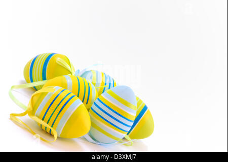 Painted Colorful Easter Eggs Stock Photo