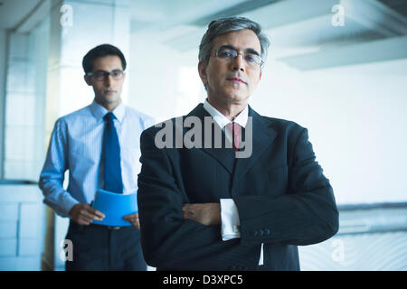 Two businessmen in an office Stock Photo