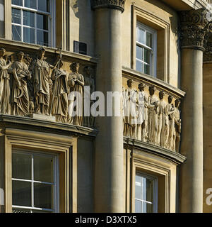 Detail of the 18th century Guildhall, Bath, England Stock Photo