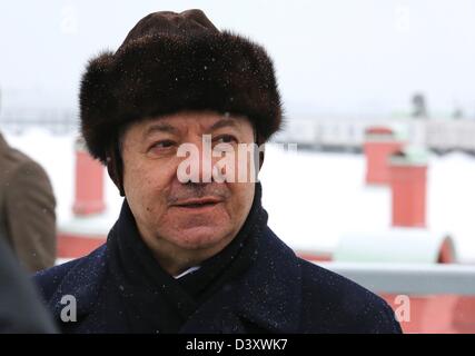 Feb. 23, 2013 - St. Petersburg, Russia - February 23,2013.St.Petersburg,Russia.The current President of the Iraqi Kurdistan Region and the leader of the Kurdistan Democratic Party visits Russia...Pictured: President of the Iraqi Kurdistan Massoud Barzani in St.Petersburg. (Credit Image: © PhotoXpress/ZUMAPRESS.com) Stock Photo