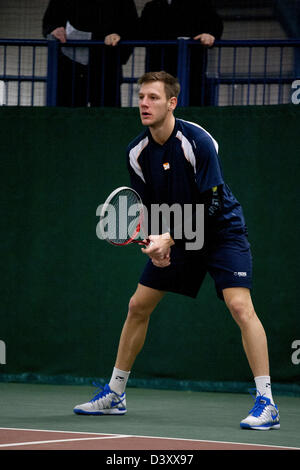 Cardiff, Wales, UK. Tuesday 26th February 2013. Richard Gabb returning