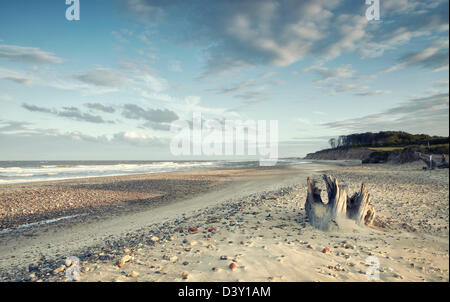 Beach at Covehithe, Suffolk, UK Stock Photo